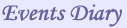 Events Diary